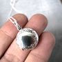 Sterling Silver Round Locket Necklace, thumbnail 3 of 9