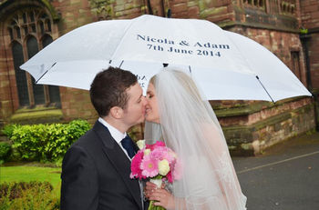Personalised 'Wedding Umbrella', 2 of 7