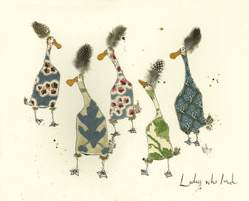 Ladies Who Lunch Print, 2 of 2
