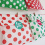 Spotty Christmas Party Bags And Stickers, thumbnail 7 of 8