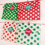 Spotty Christmas Party Bags And Stickers, thumbnail 5 of 8