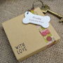 Personalised 'Man's Best Friend' Key Ring, thumbnail 2 of 3