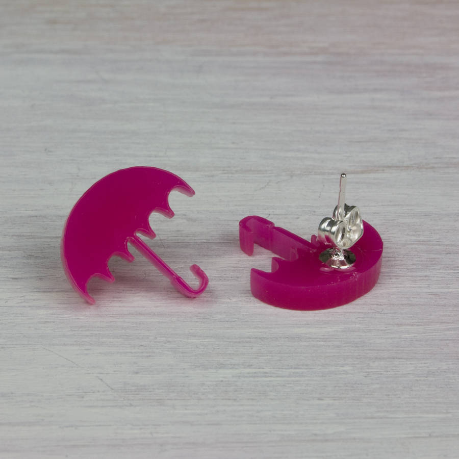 ‘Umbrella’ Acrylic Earrings By Kayleigh O'Mara