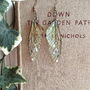 Rather Magical Large 'Faerie wing earrings', thumbnail 3 of 3