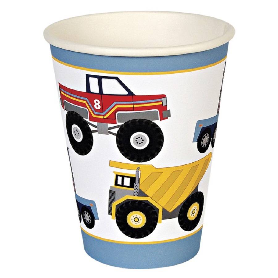 Big Truck Party Cups By Posh Totty Designs Interiors ...