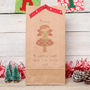 Personalised Christmas Fairy On Toadstool Bag, thumbnail 1 of 2
