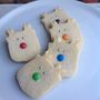 Six Christmas Rudolf Shortbread Biscuits, thumbnail 3 of 4