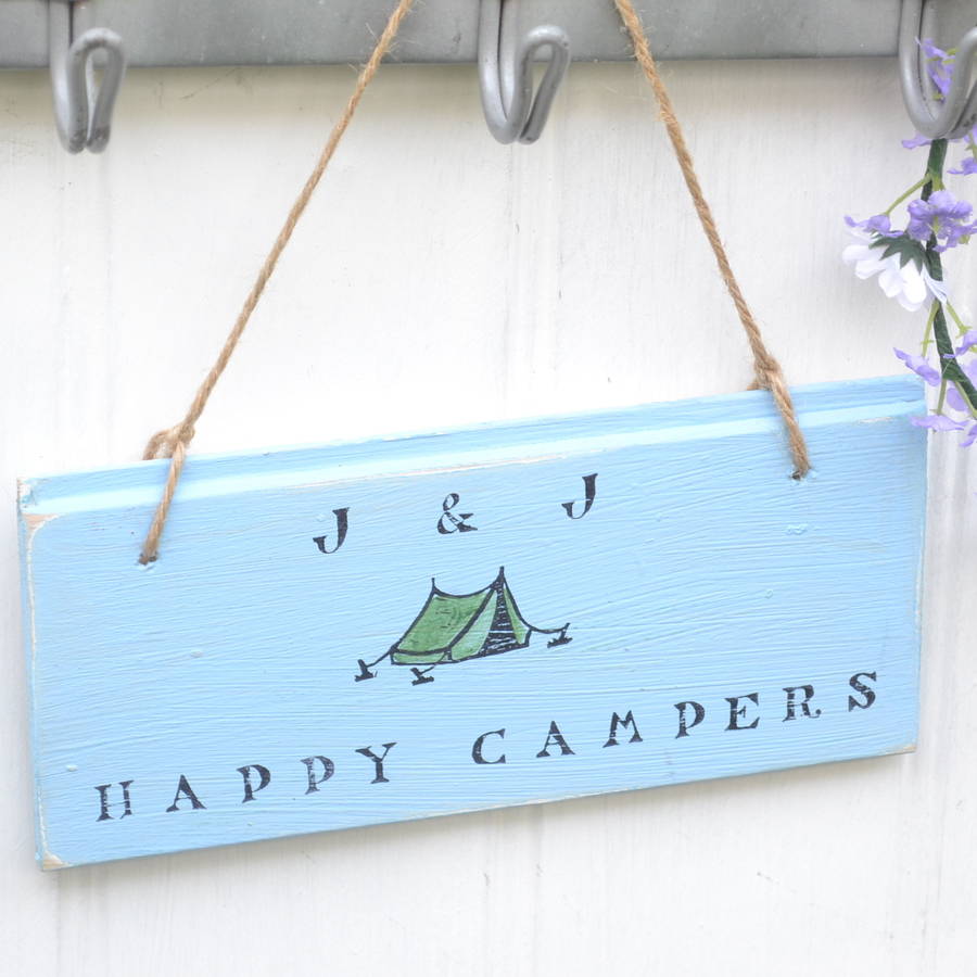 Camping Sign By Abigail Bryans Designs