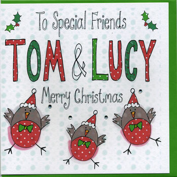 Personalised Christmas Pudding Christmas Card, 2 of 12
