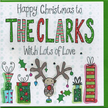 Personalised Christmas Pudding Christmas Card, 3 of 12