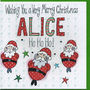 Personalised Christmas Pudding Christmas Card, thumbnail 6 of 12