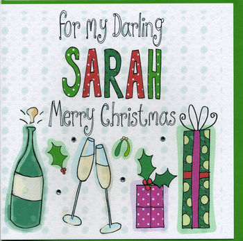Personalised Christmas Pudding Christmas Card, 11 of 12