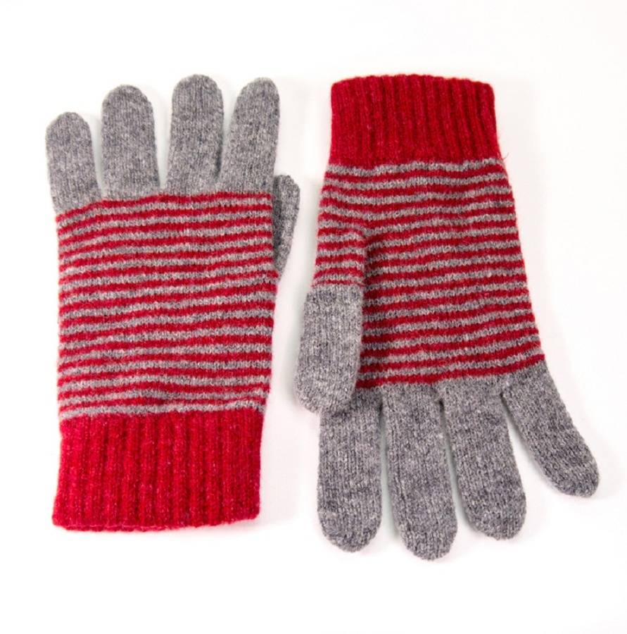 ladies lambswool gloves by catherine tough