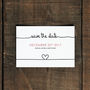 Scribble Wedding Invitation And Save The Date, thumbnail 5 of 10