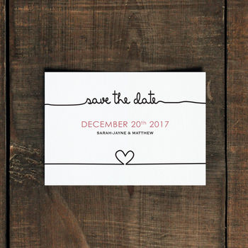 Scribble Wedding Invitation And Save The Date, 6 of 10