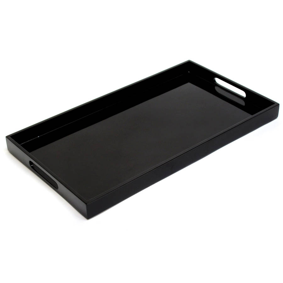 rectangular lacquer serving tray by nom living | notonthehighstreet.com