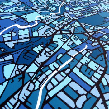 Edinburgh Map Art Print, 4 of 6