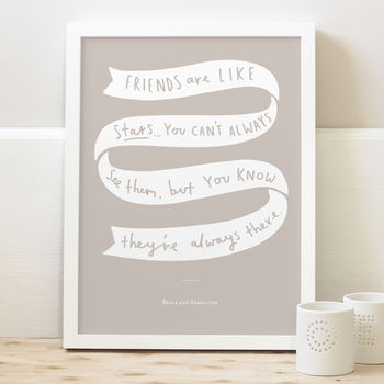 Friends Are Like Stars Print, 7 of 10