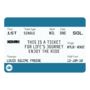 Personalised Childrens Train Ticket Print By Of Life & Lemons ...