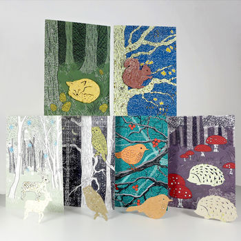 Plantable Woodland Friends Seed Paper Cards, 3 of 12