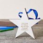 Personalised Wooden Star, thumbnail 1 of 2