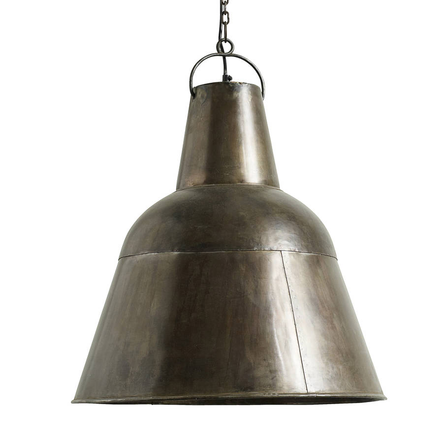 Original Large Copper Hanging Lamp 