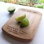 Personalised Fifth Anniversary Chopping Board, thumbnail 5 of 5