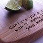 Personalised Fifth Anniversary Chopping Board, thumbnail 2 of 5