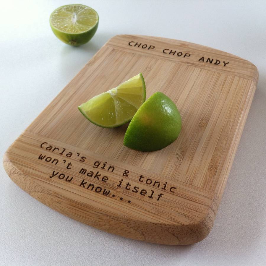 Personalised Fifth Anniversary Chopping Board, 1 of 5
