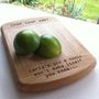 Personalised Fifth Anniversary Chopping Board, thumbnail 3 of 5