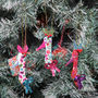 Christmas Tin Glamour Shoe Tree Decoration, thumbnail 1 of 4
