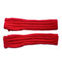 Long Colorful Fingerless Cable Knit Gloves, thumbnail 7 of 9
