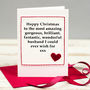 Christmas Card For Husband Or Boyfriend, thumbnail 1 of 4