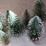 Set Of Two Snowy Bottle Brush Christmas Trees, thumbnail 5 of 7