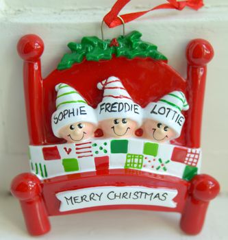 Christmas Family Personalised Decoration, 2 of 4