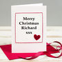 Personalised Christmas Card For Husband Or Boyfriend, thumbnail 1 of 2