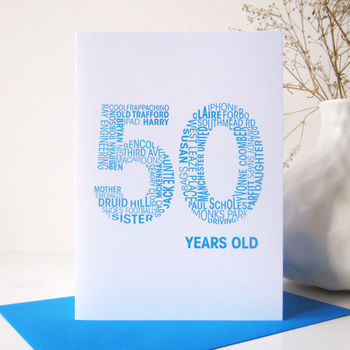Personalised Birthday Card By mrs L cards | notonthehighstreet.com