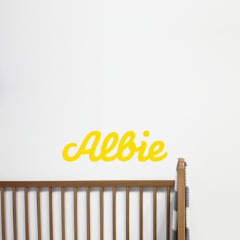 Personalised Name Wall Sticker, 6 of 9