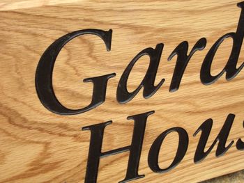Personalised Oak House Sign, 10 of 11