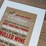 Couple's Perfect Christmas, Personalised Print, thumbnail 2 of 4