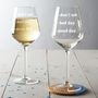 Personalised Wine Glass, thumbnail 3 of 9