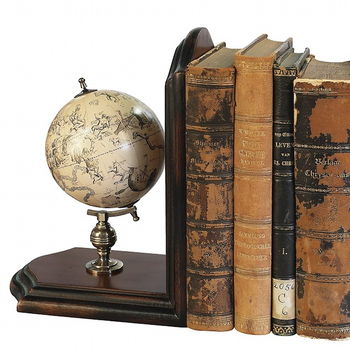 Globe Bookends, 2 of 3