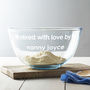 Personalised 'Mixed With Love' Bowl, thumbnail 1 of 4
