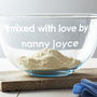Personalised 'Mixed With Love' Bowl, thumbnail 2 of 4