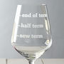 Teachers Wine Glass, thumbnail 5 of 7