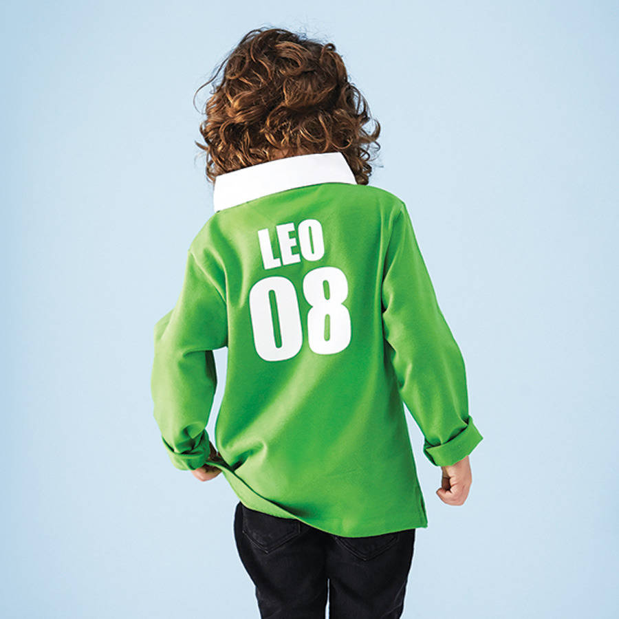 Personalised Child's Rugby Shirt, 1 of 12