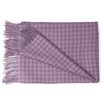 The Alpaca Co. Houndstooth Throw, 2 of 3