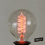 Industrial Spiral Globe Light Bulb, thumbnail 4 of 4