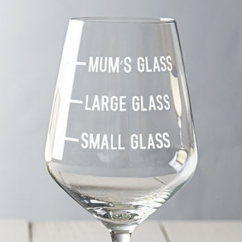 Personalised Mum's Measure Wine Glass, 5 of 5