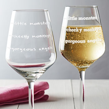 'Cheeky Monkeys' Wine Glass, 6 of 6